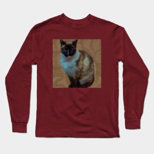 Kitty Cat in the Style of Matisse Long Sleeve T-Shirt
